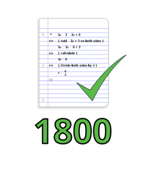 1800 checks