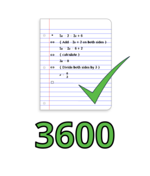 3600 checks